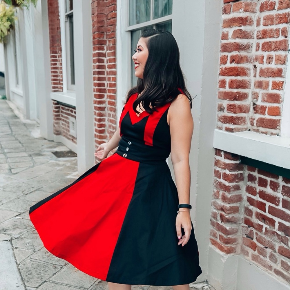 Her Universe Marvel WandaVision Scarlet Witch Dress - Picture 7 of 7
